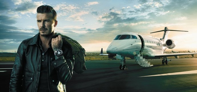 David Beckham para Breitling