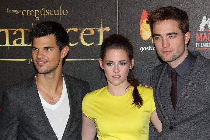 Taylor Lautner, Kristen Stewart y Robert Pattinson
