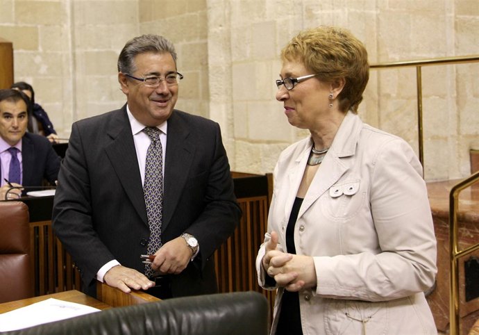 Juan Ignacio Zoido y Carmen Martínez Aguayo, este viernes