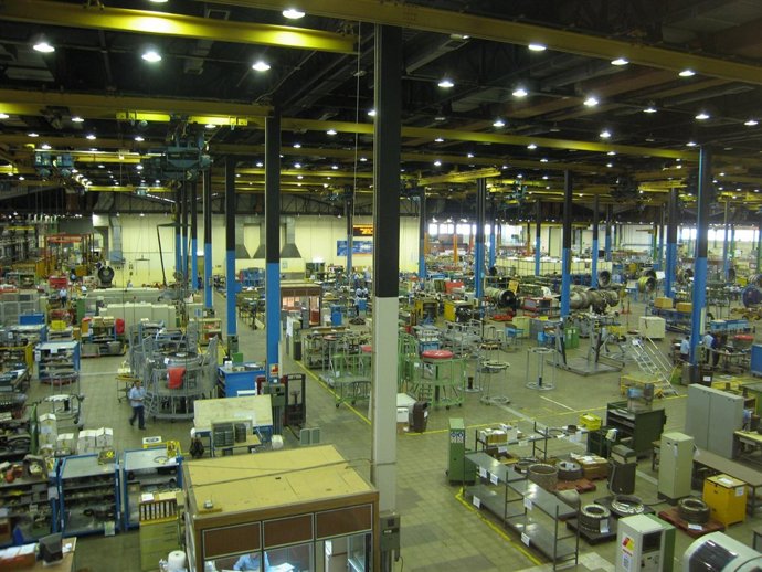 Taller de motores de Iberia Mantenimiento