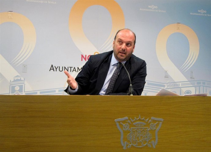 El portavoz del equipo de gobierno del Ayuntamiento de Sevilla, Francisco Pérez