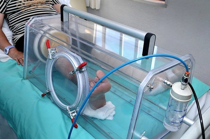 Imagen de una cámara hiperbárica local