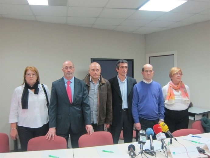 Rueda de prensa de los 6 sindicatos de la mesa sectorial de Sanidad de Madrid