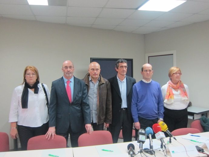 Rueda de prensa de los 6 sindicatos de la mesa sectorial de Sanidad de Madrid