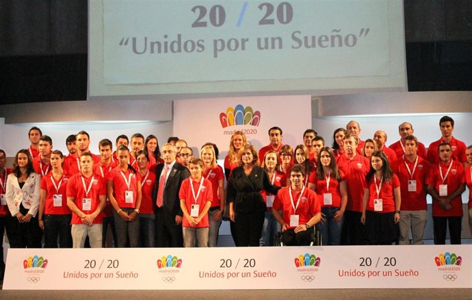 Presentación embajadores para JJOO Madrid 2020 Alejandro Blanco Ana Botella