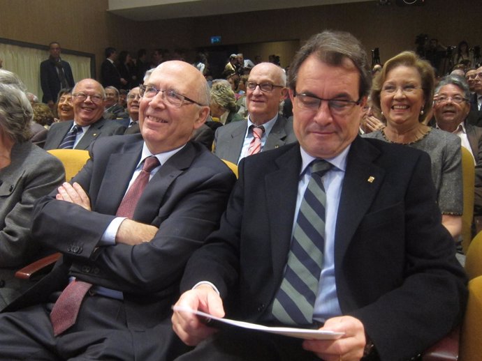 Joan Rigol y Artur Mas (CiU)