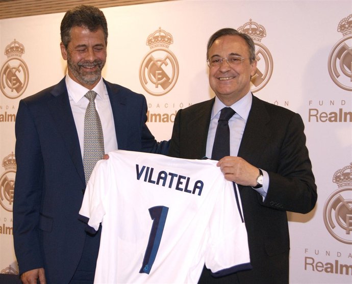 Florentino Pérez y Luis Miguel Vilatela  