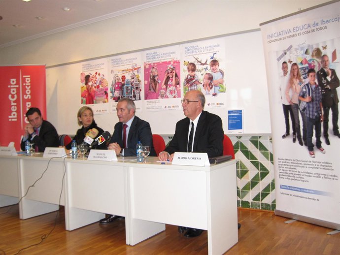 Presentación del programa 'Aprendiendo a emprender con Ibercaja'