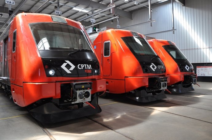 Trenes que CAF suministrará a Brasil