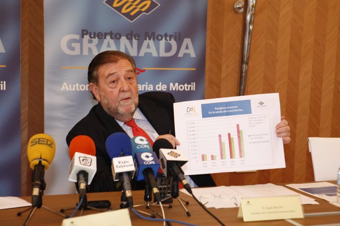 El presidente de la Autoridad Portuaria de Motril, Ángel Díaz Sol
