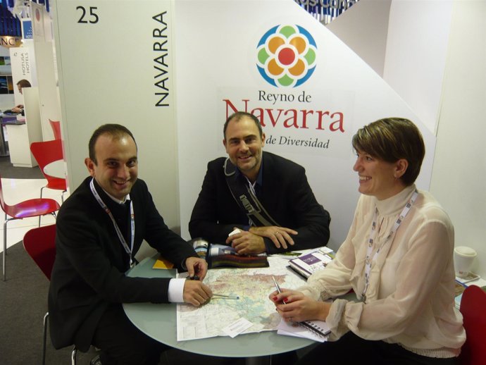 Representantes de la marca Turismo de Navarra.