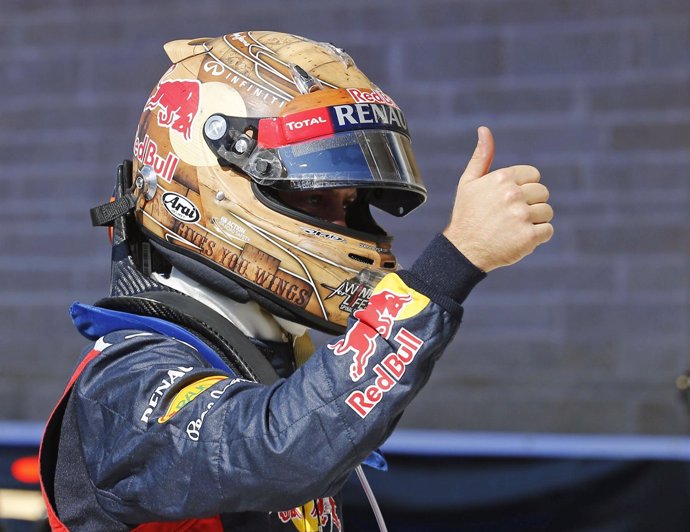El piloto alemán de Red Bull Sebastian Vettel
