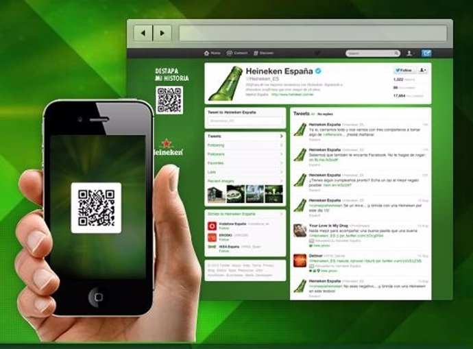 App para Twitter Your Heineken, Your Story