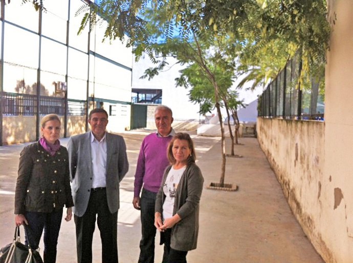 Visita al instituto de La Palma del Condado