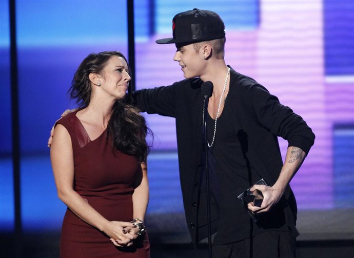 Justin Bieber y su madre, Pattie Mallette