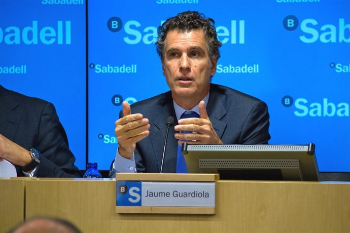 Jaume Guardiola, consejero delegado del Sabadell