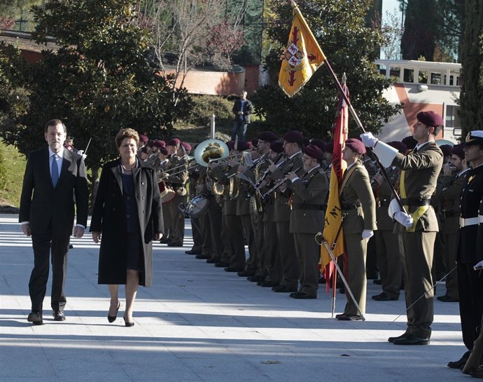 Rajoy y Dilma Rousself en Moncloa