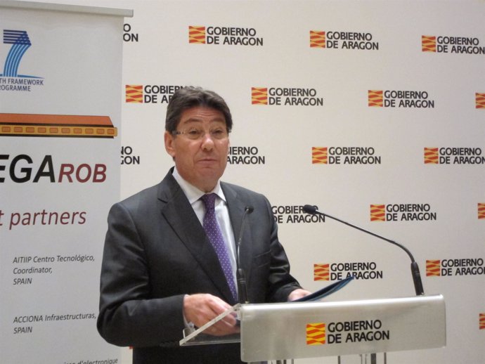 El consejero de Industria e Innovación del Gobierno de Aragón, Arturo Aliaga.