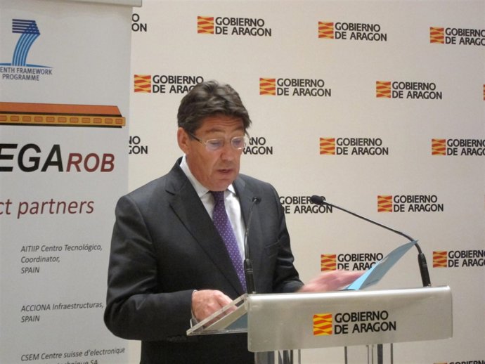 El consejero de Industria e Innovación del Gobierno de Aragón, Arturo Aliaga.
