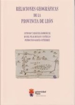 Portada del libro 'Relaciones geográficas de la provincia de León'. 
