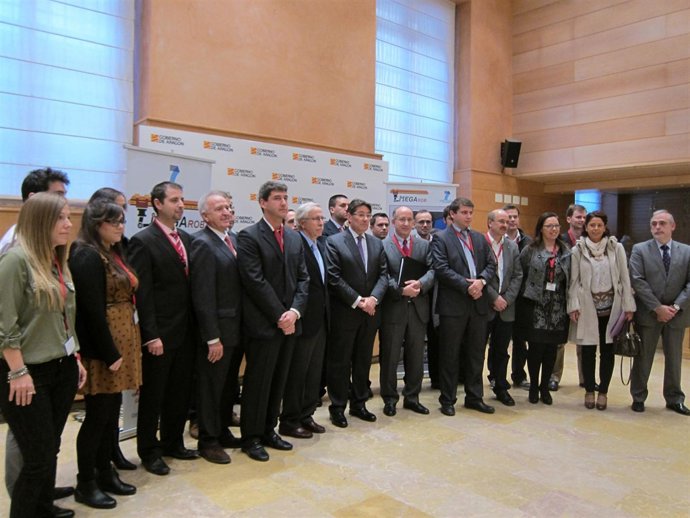 Presentación del proyecto europeo MEGAROB en el Edificio Pignatelli de Zaragoza.