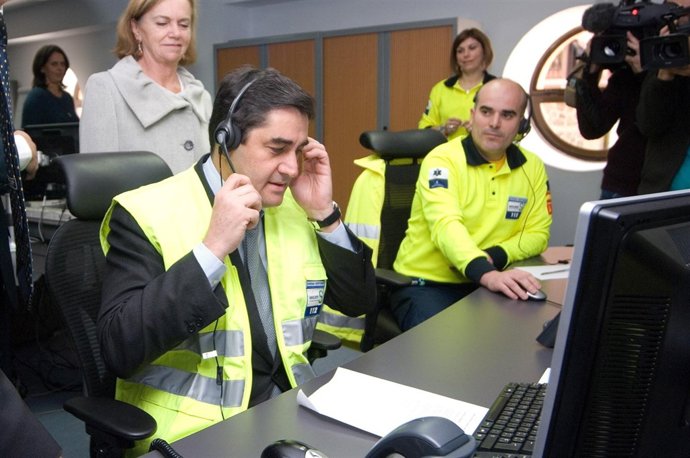 Echániz en el servicio de asistencia