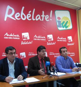 Centella, Valderas y Castro, hoy en rueda de prensa