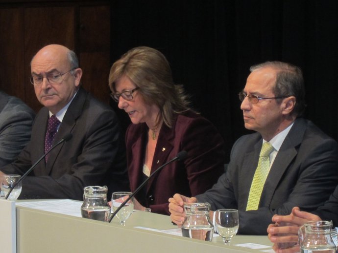 M.A.Gimeno (TSJC), la consellera P.Fdez.Bozal y el fiscal M.Rodríguez Sol