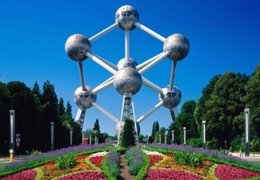Atomium, Stadtteil Laeken, Brüssel, Brabant, Belgien