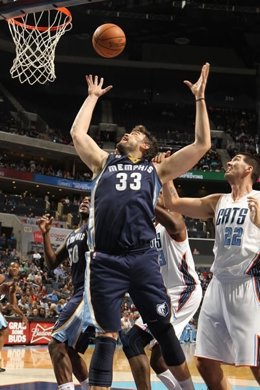 Marc Gasol Memphis Grizzlies Bobcats