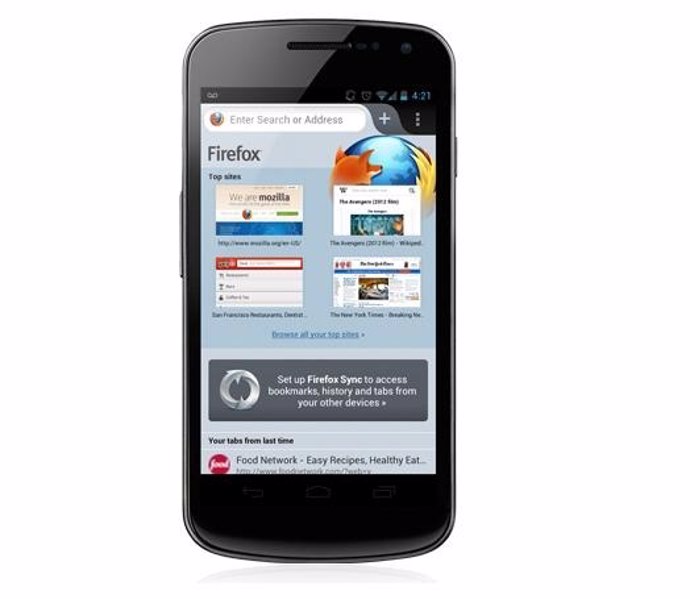 Recurso Mozilla para Android