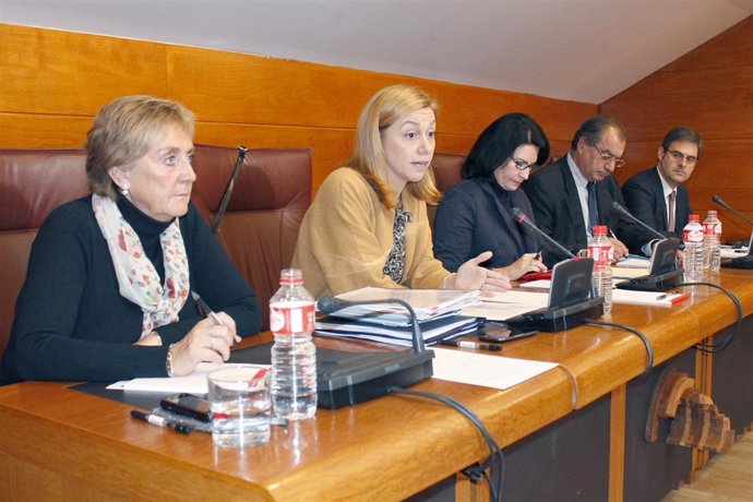 Mazas en la comparecencia