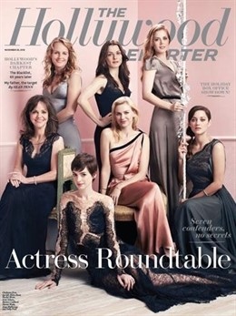 Anne Hathaway para 'The Hollywood Reporter'
