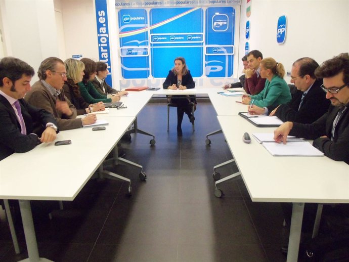 Reunión de la Junta Local del PP de Logroño