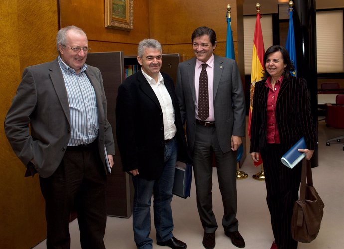 Reunión De Javier Fernández Con El Presidente De La Reader