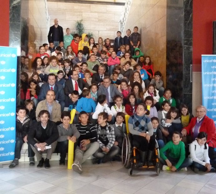 Pleno infantil en la Diputación de Toledo