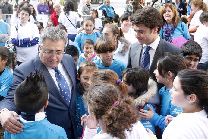 El alcalde de Sevilla, Juan Ignacio Zoido, en el acto de Unicef