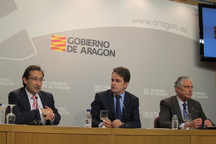 José Luis Saz, Roberto Bermúdez de Castro y Antonio Suárez