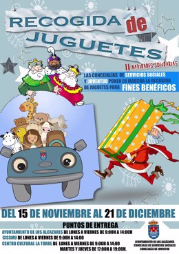 Cartel anunciador de 'II Navidades Solidarias' del Ayuntamiento de Los Alcázares