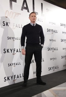Daniel Craig en la presentación de 'Skyfall' en Madrid