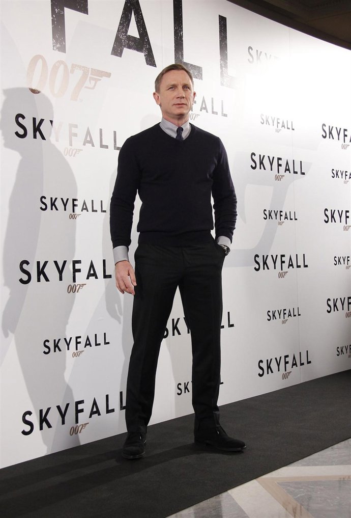 Daniel Craig en la presentación de 'Skyfall' en Madrid