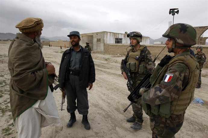 Soldados Franceses Destinados En Afganistán 