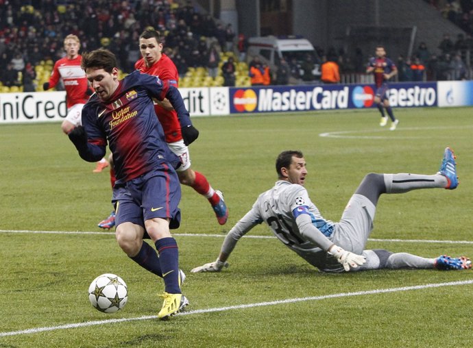 Leo Messi lidera el triunfo ante el Spartak de Moscú