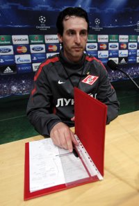 Fútbol/Liga Campeones.- Emery (Spartak): "El resultado ha sido justo"
