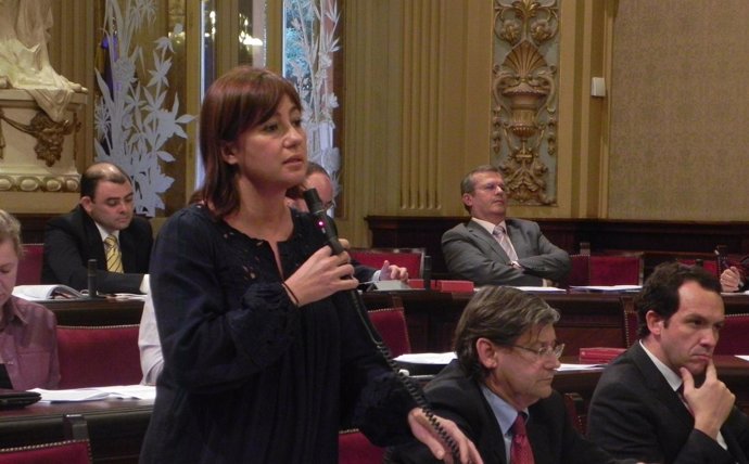 Francina Armengol en el Parlament 