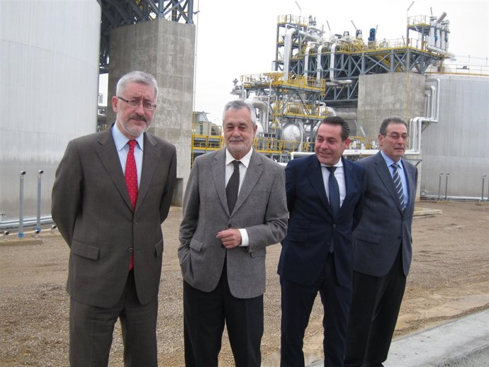 Griñán, en la inauguración de la planta termosolar más grande