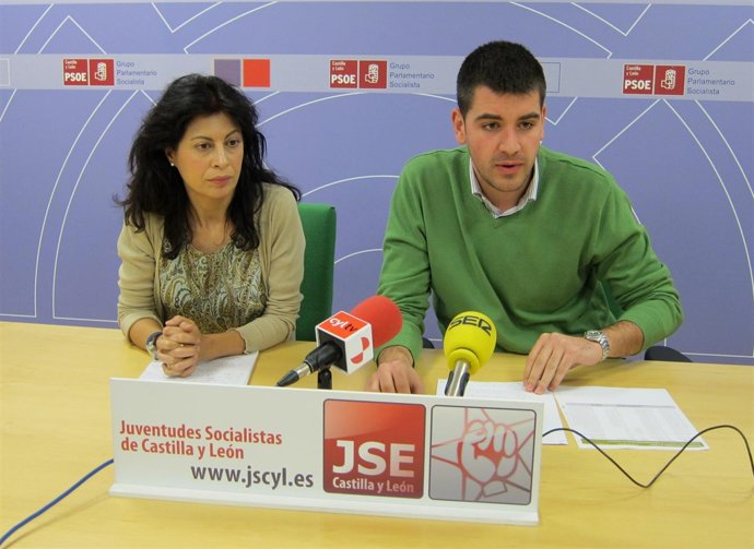 Ana Redondo y David Jurado en la rueda de prensa