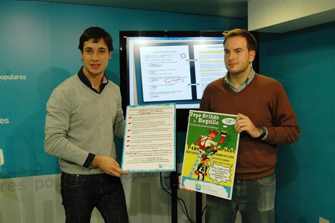 Paniagua y López durante la presentación de las campañas