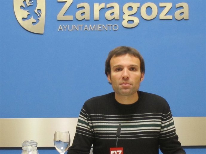 El concejal de IU, Pablo Muñoz