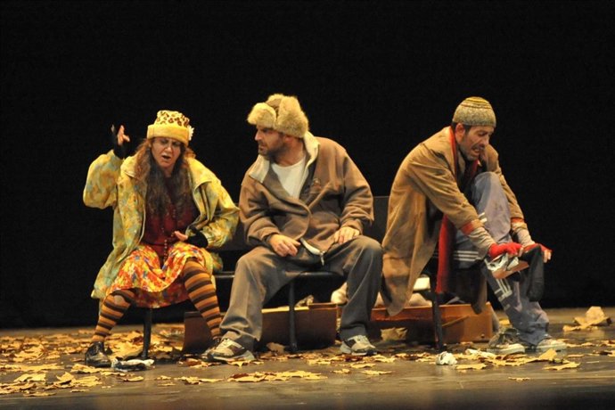 Representación de 'Antígona en Nueva York'